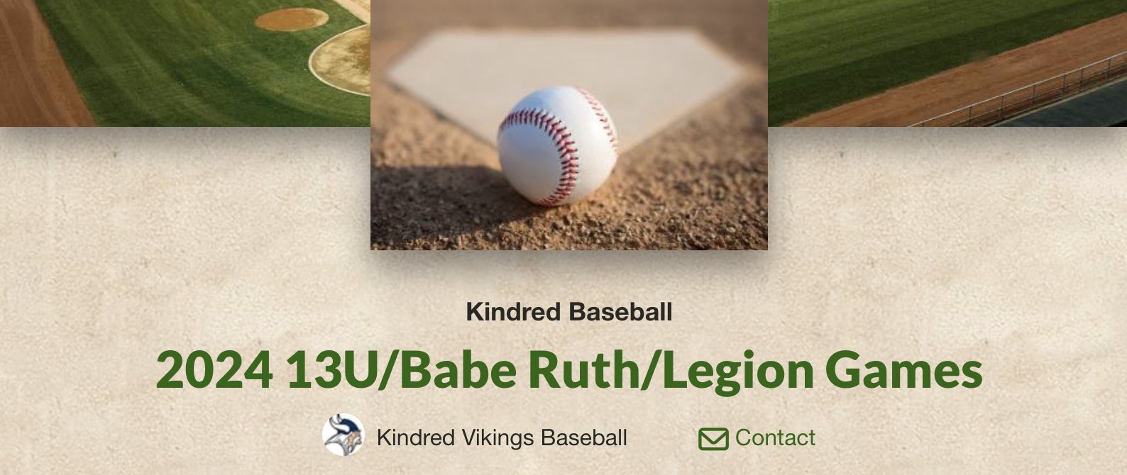 Kindred Youth Baseball > Home